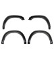 Fender Flares for 2009-17 Dodge Ram 1500 (Fleetside Models Only) Not for R/T Models - Pocket Riveted Style in Paintable Smooth Matte Black