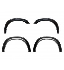 Fender Flares for 2010-18 Dodge Ram 2500/3500 (Fleetside Models Only) - Pocket Riveted Style in Paintable Smooth Matte Black