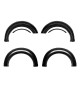 Fender Flares for 2009-14 Ford F150 (Styleside Only) - Pocket Riveted Style in Paintable Smooth Matte Black