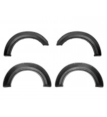 Fender Flares for 2017-19 Ford F250/F350 (Single Rear Wheel ONLY) - Pocket Riveted Style in Paintable Smooth Matte Black
