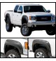Fender Flares for 2007-13 GMC Sierra 1500 (Regular & Long Bed Only) - Pocket Riveted Style in Paintable Smooth Matte Black