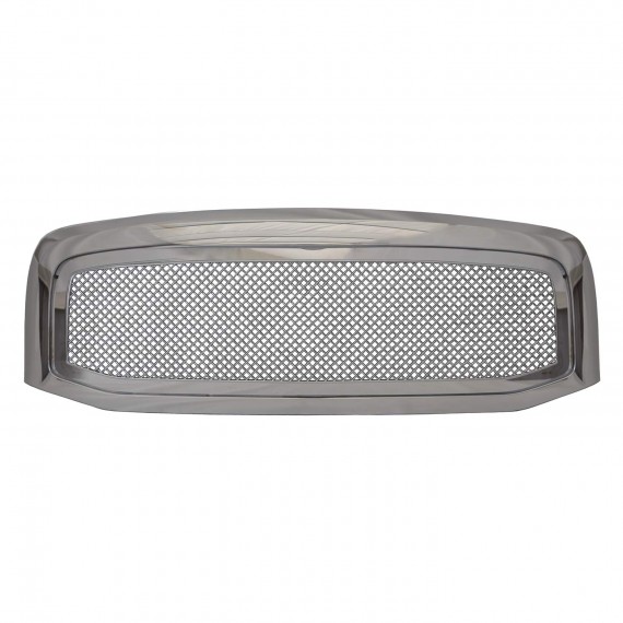 Front Grille for 2006-08 Dodge Ram 1500/2500/3500 - Chrome with Mesh