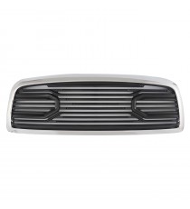Front Grille for 2010-18 Dodge Ram 2500/3500 - Chrome/Black RAM Style with Mesh Front Grille for 2010-18 Dodge Ram 2500/3500 - Chrome/Black RAM Style with Mesh