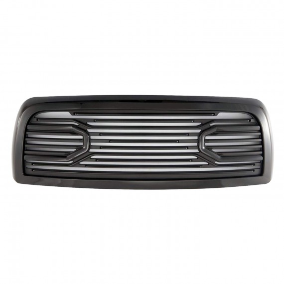 Front Grille for 2010-18 Dodge Ram 2500/3500 - Gloss Black RAM Style Front Grille for 2010-18 Dodge Ram 2500/3500 - Gloss Black RAM Style