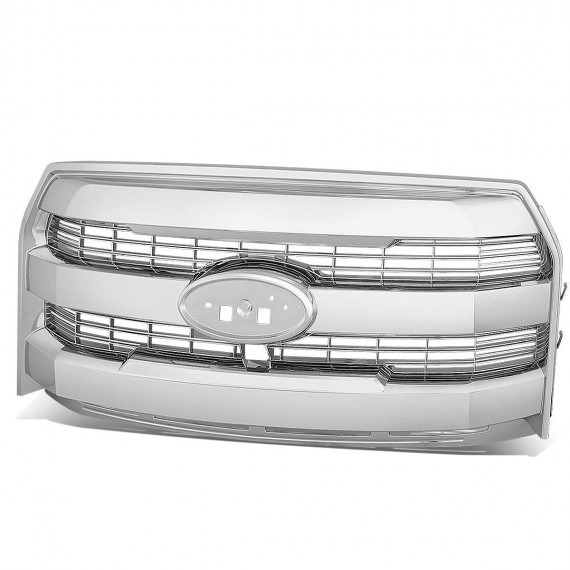 Front Grille for 2015-17 Ford F150 - Chrome OE Style Replacement Front Grille for 2015-17 Ford F150 - Chrome OE Style Replacement