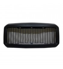 Front Grille for 2011-16 Ford F250/F350 - Matte Black Raptor Style with Mesh Front Grille for 2011-16 Ford F250/F350 - Matte Black Raptor Style with Mesh