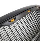 Front Grille for 2013-18 Dodge Ram 1500 (Incl. 2019 Classic Models) - Matte Black Honeycomb Mesh Style with Three LED Lights Front Grille for 2013-18 Dodge Ram 1500 (Incl. 2019 Classic Models) - Matte Black Honeycomb Mesh Style with Three LED Lights