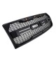 Front Grille for 2009-14 Ford F150 - Matte Black Raptor Mesh Style with Three LED Lights Front Grille for 2009-14 Ford F150 - Matte Black Raptor Mesh Style with Three LED Lights