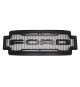 Front Grille for 2017-19 Ford F250/F350 - Matte Black Raptor Mesh Style with Three LED Lights Front Grille for 2017-19 Ford F250/F350 - Matte Black Raptor Mesh Style with Three LED Lights