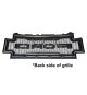 Front Grille for 2017-19 Ford F250/F350 - Matte Black Raptor Mesh Style with Three LED Lights Front Grille for 2017-19 Ford F250/F350 - Matte Black Raptor Mesh Style with Three LED Lights