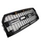 Front Grille for 2015-17 Ford F150 - Gloss Black Raptor Mesh Style with Three LED Lights Front Grille for 2015-17 Ford F150 - Gloss Black Raptor Mesh Style with Three LED Lights
