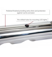 3" Bull Bar for 2004-20 Ford F150 & 2003-17 Ford Expedition - (Chrome)