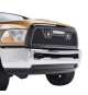 Front Grille for 2010-12 Dodge Ram 2500/3500 - Black Stainless Steel Wire Mesh with Rivets and LED Lights