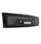 Front Grille for 2007-13 Chevy Silverado 1500 (Excl. 2007 Classic Models) - Black Stainless Steel Wire Mesh with Rivets and LED Lights