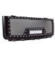Front Grille for 2007-13 GMC Sierra 1500 (Excl. 2007 Classic Models) - Black Stainless Steel Wire Mesh with Rivets and LED Light Front Grille for 2007-13 GMC Sierra 1500 (Excl. 2007 Classic Models) - Black Stainless Steel Wire Mesh with Rivets and LED Light