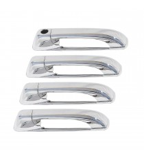 Chrome Door Handle Covers for 2010-18 Dodge Ram - 4 Door with Driver Side Key Hole Only