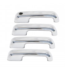 Chrome Door Handle Covers for 2015-20 Ford F150-4 Door (No Smart Keyhole)