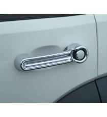 Chrome Door Handle Covers for 2007-17 Jeep Wrangler JK - 5 Piece Set