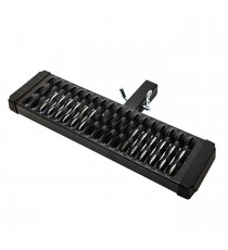 Aluminum Hitch Step with Extra Large Stepping Platform - Fits All 2" Receivers (No Drop)