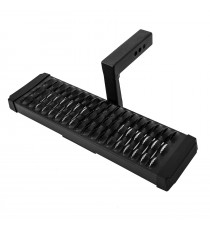 Aluminum Hitch Step with Extra Large Stepping Platform - Fits All 2" Receivers (6" Drop)