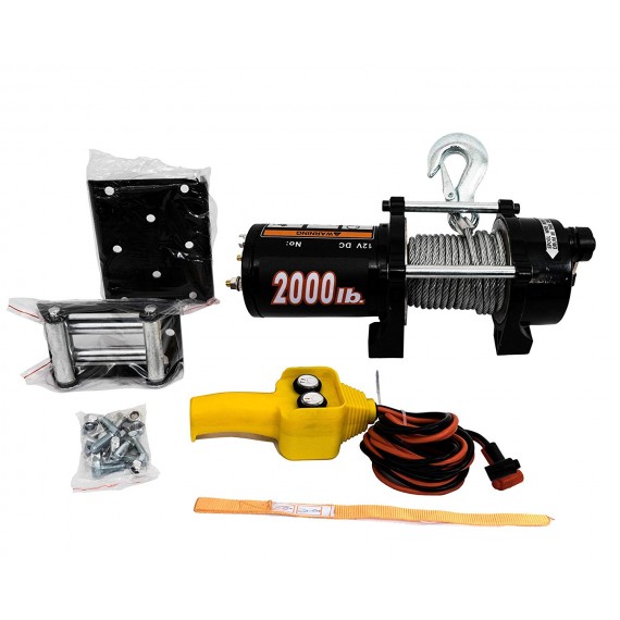 Electric Winch Kit - 2000 LB Load Capacity