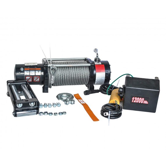 Electric Winch Kit - 12000 LB Load Capacity