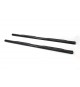 4" Oval Straight Running Boards for 2007-19 Toyota Tundra Crew Max -  (Black)