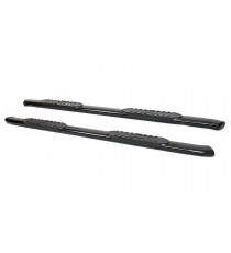 5'' Oval Curved Running Boards for 2010-18 Dodge Ram 2500/3500 Mega Cab - (Black)