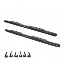 5" Oval Curved Running Boards for 2019-20 Dodge Ram 1500 Crew Cab (Excl. 2019-20 Classic Models) - (Black)