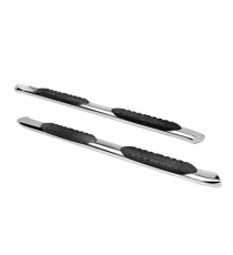 5'' Oval Curved Running Boards for 1999-2016 Ford F250/F350/F450/F550 Super Cab - (Chrome)