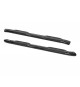 6" Oval Curved Running Boards for 2009-18 Dodge Ram 1500 Quad Cab - (Black)