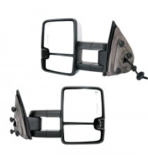 Towing Mirrors for 2007-13 Chevy Silverado 1500 / GMC Sierra 1500 & 2008-14 Silverado/Sierra 2500/3500 - Chrome