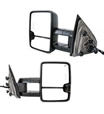 Telescopic Towing Mirrors 2014-18 Chevy Silverado/GMC Sierra 1500 & 2015-19 Silverado/Sierra 2500/3500 - Black