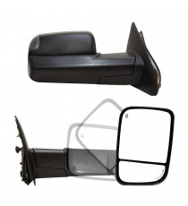 Towing Mirrors for 2003-08 Dodge Ram 1500/2500/3500 - Black