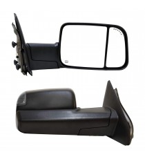 Towing Mirrors for 2003-08 Dodge Ram 1500/2500/3500 - Black