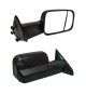 Towing Mirrors for 2010-18 Dodge Ram 1500/2500/3500 - Black