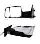 Towing Mirrors for 2010-18 Dodge Ram 1500/2500/3500 - Chrome