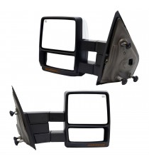 Telescopic Towing Mirrors for 2007-14 Ford F150 - Chrome