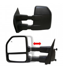 Telescopic Towing Mirrors for 2015-19 Ford F150 - Black