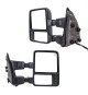 Telescopic Towing Mirrors 2008-16 Ford F250/F350/F450 - Black