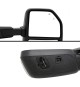 Telescopic Towing Mirrors for 2017-19 Ford F250/F350 - Black