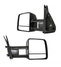 Telescopic Towing Mirrors for 2007-16 Toyota Tundra - Black