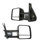 Telescopic Towing Mirrors for 2007-16 Toyota Tundra - Black